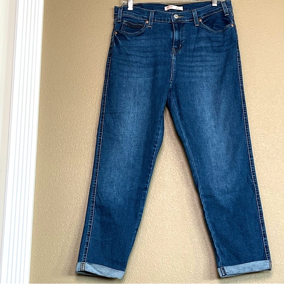 Levi’s Signature Women’s Heritage Boyfriend Jeans Sz 29 Cuffed Relaxed Timeless - Picture 6 of 10